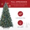 Best Choice Products Pre-Lit Pre-Decorated Holiday Christmas Pine Tree w/ Lights, Base – Blue Spruce